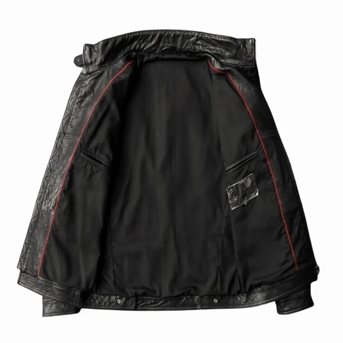 Handmade Calf Leather Biker Jacket | Men's Motorcycle Jacket, The Nord Wolf